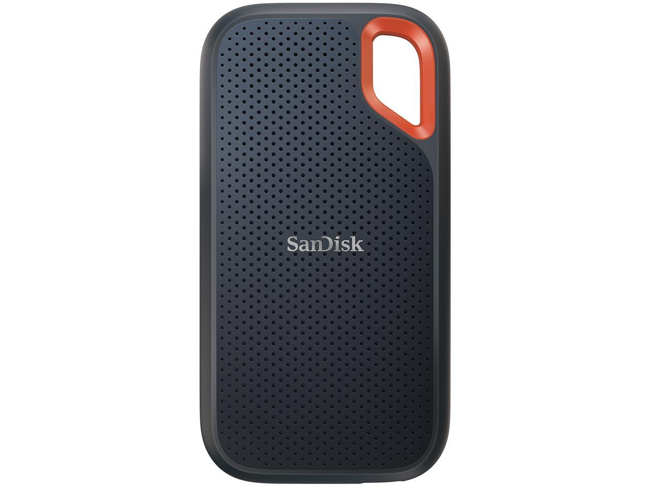 SanDisk 2TB Extreme Portable SSD, Type-C USB  3.2 Gen 2,  Up to 1050MB/s - SDSSDE61-2T00-G25