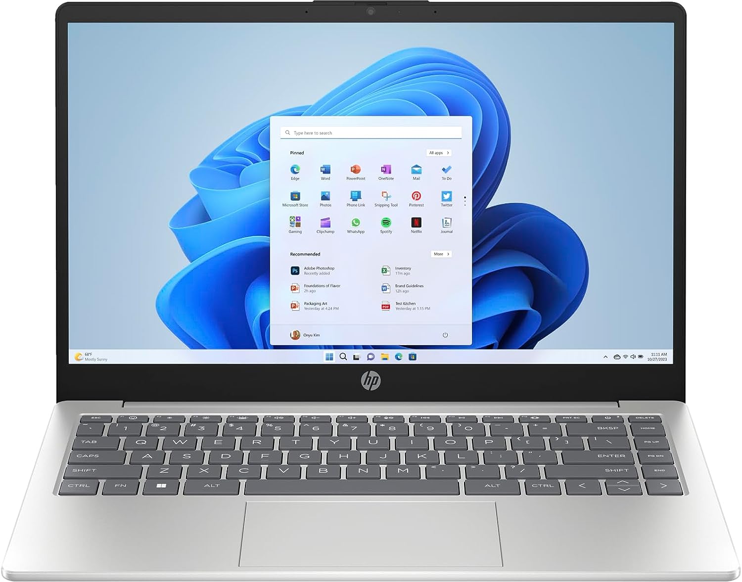 HP 2024 Laptop Lightweight 14-EP000   With 14-inch Display, Intel Core i7-1355U Processor/32GB RAM/1TB SSD/Intel Iris Xe Graphics/Windows 11 With Microsoft Office ProEnglish Natural Silver