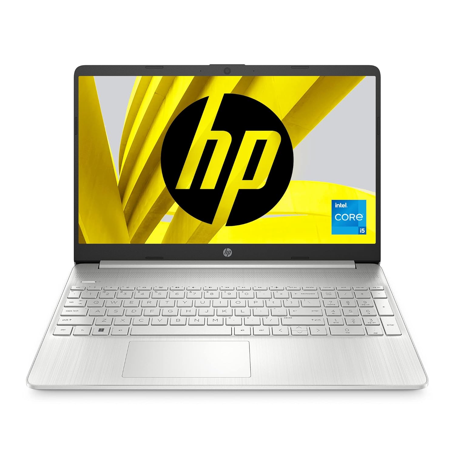 HP 15-DY2795WM Laptop, 15.6 FHD LED Display, Intel Core i5-1135G7 Processor, 16 GB RAM, 512 GB SSD, Intel Iris Xe Graphics, English Keyboard, Windows 11 Home & Microsoft Office Professional Silver