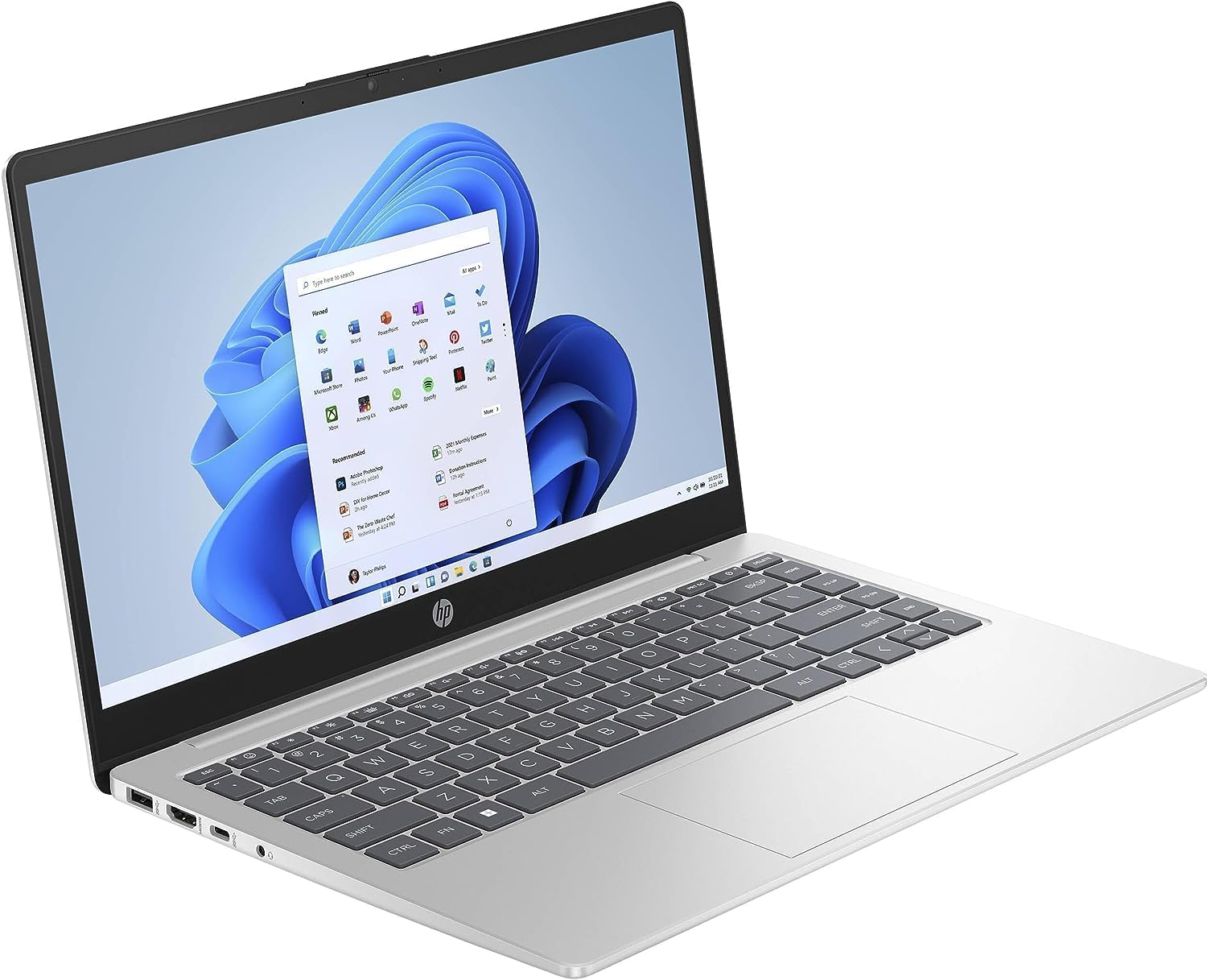 HP 14-ep0145cl Ultrabook Laptop, 14″ FHD IPS Display, Intel Core i7-1355U, 16GB RAM, 1TB SSD, Backlit ENG K/B, Intel Iris Xe Graphics, Windows 11, Natural Silver