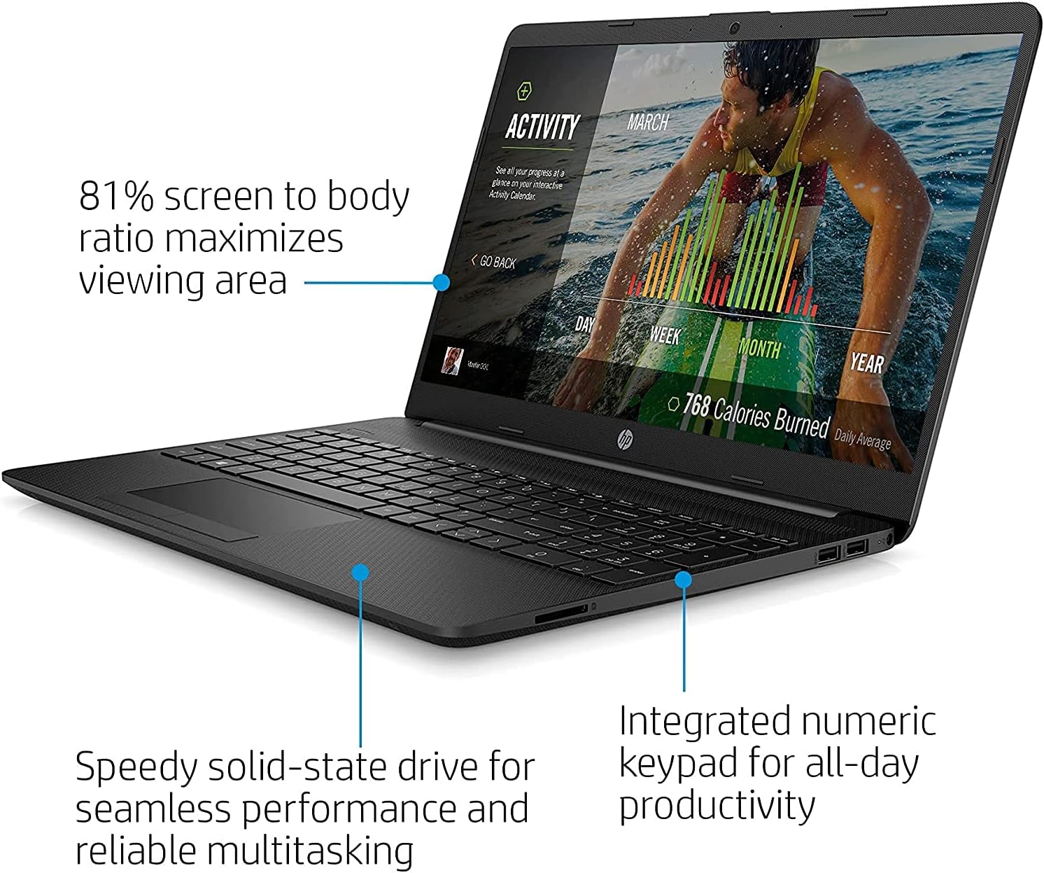 HP 15-DW1001WM Notebook 15.6