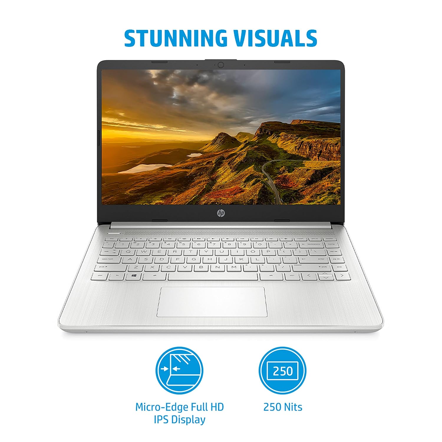 HP Sleek & Slim 14 Laptop Core i5 1135G7 Processor 16GB DDR4 RAM 512GB SSD Integrated Graphics Windows 11 With Office Pro