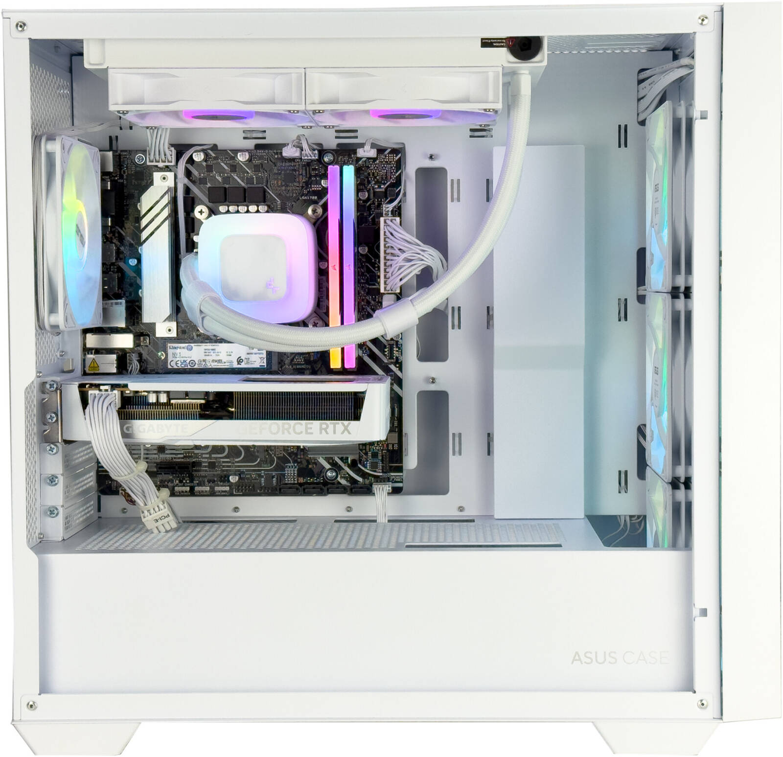 PowerLite Gaming PC - Intel Core i5 14400F, Gigabyte NVIDIA RTX 5060 8GB, 32GB 5600MHz DDR5 RAM, 1TB M.2 PCIe Gen 4 NVMe SSD + 550W PSU