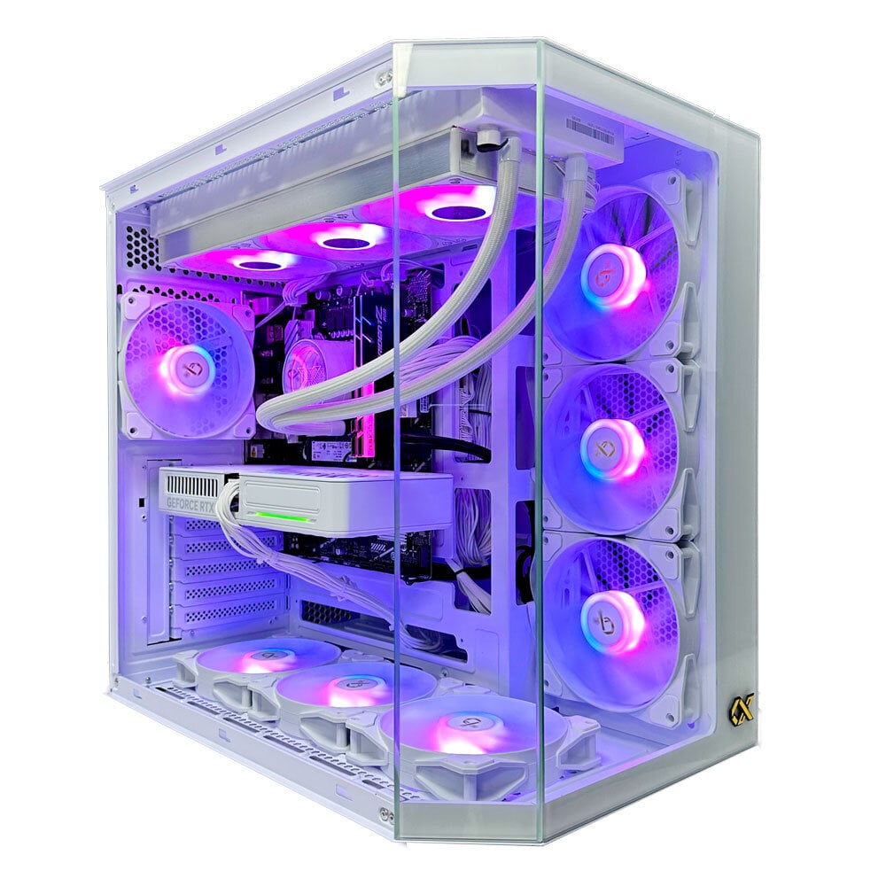 PowerLite Gaming PC - Intel Core i5 14400F, Gigabyte NVIDIA RTX 5060 8GB, 32GB 5600MHz DDR5 RAM, 1TB M.2 PCIe Gen 4 NVMe SSD + 550W PSU
